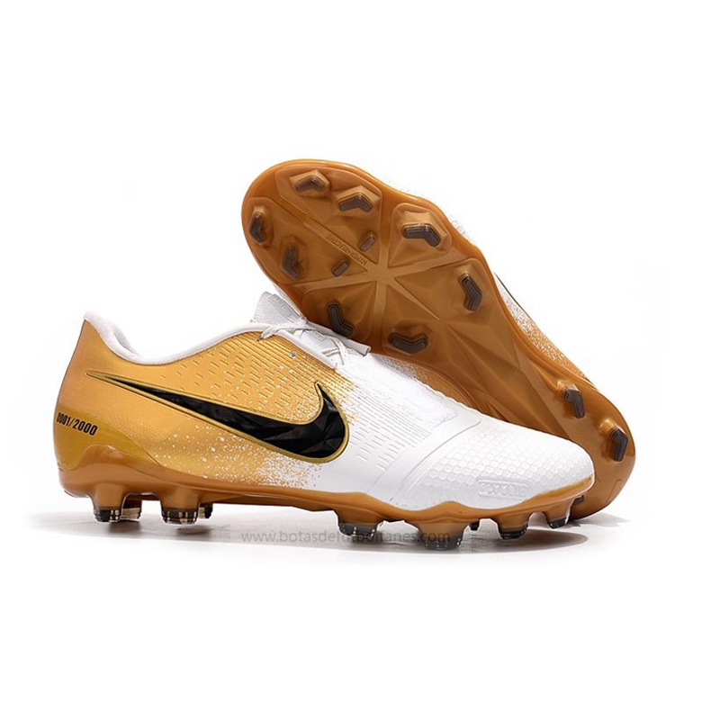 Nike Phantom Vnm Elite FG Blanco Oro Negro